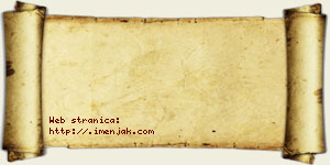 Jovana Grujić vizit kartica